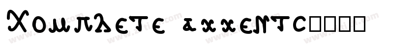 Complete accents字体转换